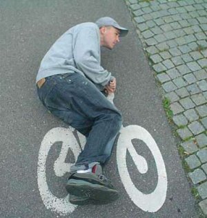 drunken "street" biker