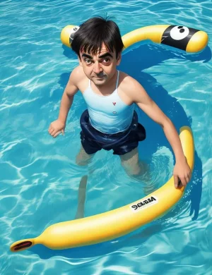 Mr. Bean's Aquatic Antics: The Hilarious Poolside Adventures