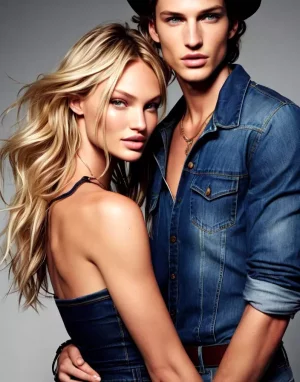 Fall 2010 Denim with Candice Swanepoel