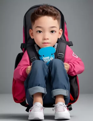 Unforgettable Pranks: Kids with 'Heads in Backpacks' Leave Adults Speechless