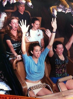 Rollercoaster faces