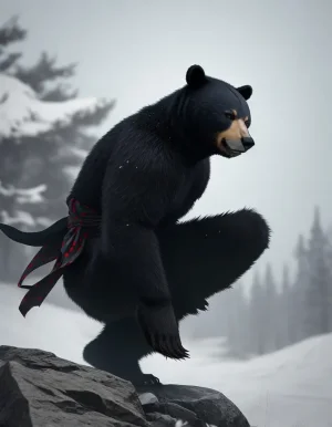 The Hilarious Ninja Bear