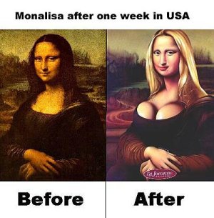 Mona Lisa in USA