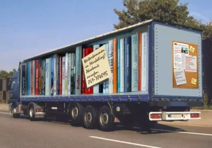 When Advertising Takes a Page from Imagination: The Bookshelf Truck Advertisement